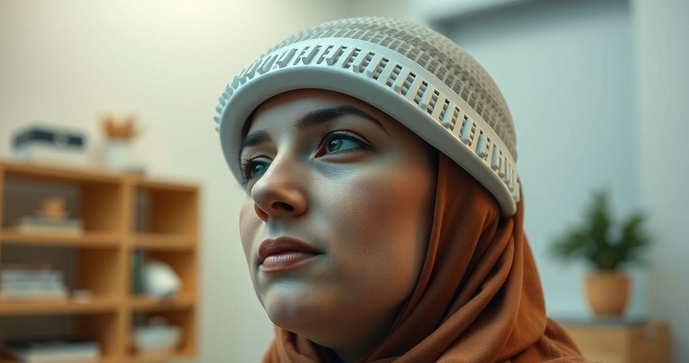 Touca para EEG &eacute; essencial para monitoramento cerebral eficaz e conforto durante exames