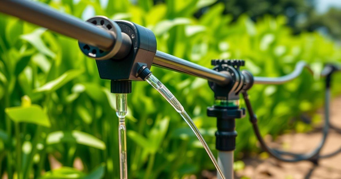 Equipo macrogotas com injetor lateral para irriga&ccedil;&atilde;o eficiente