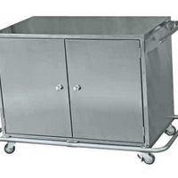 Carrinho inox hospitalar