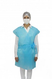 roupa descartável hospitalar